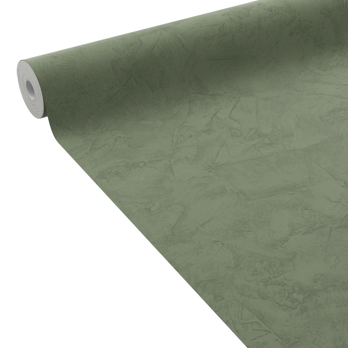 4MURS Papier peint intissé Ravenne Vert bronze Crépi grésé