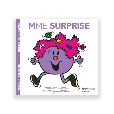 HACHETTE PRATIQUE Livre enfant Madame surprise Blanc, mauve