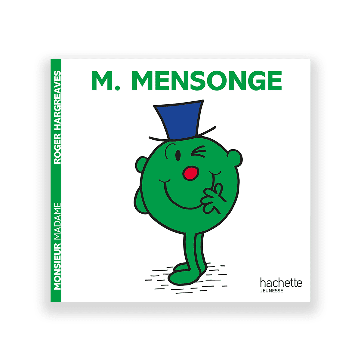 HACHETTE PRATIQUE Livre enfant Monsieur mensonge Blanc, vert
