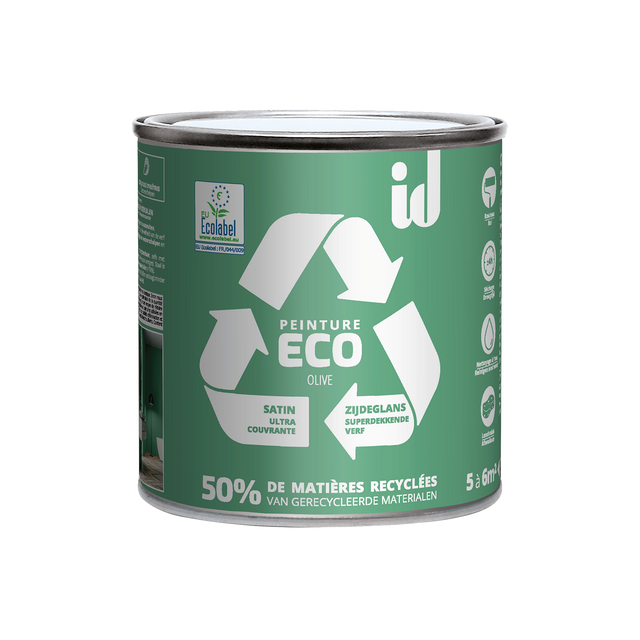 ECO ID Peinture ECO Peinture olive Satiné 0,5 L