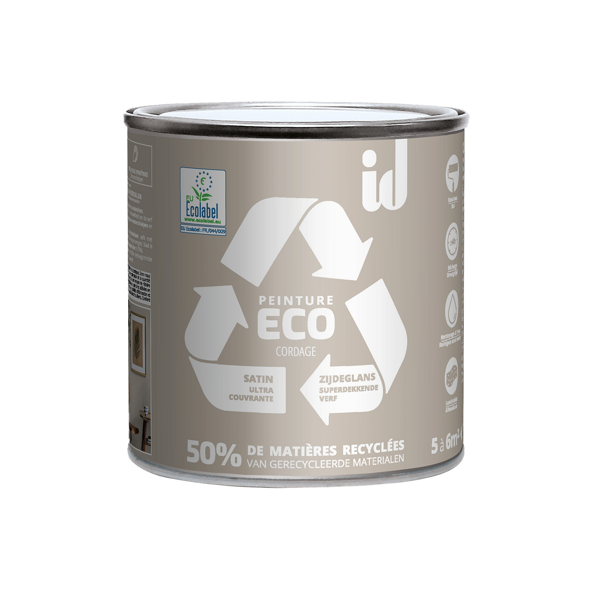 ECO ID Peinture Eco Cordage Satiné 0,5L