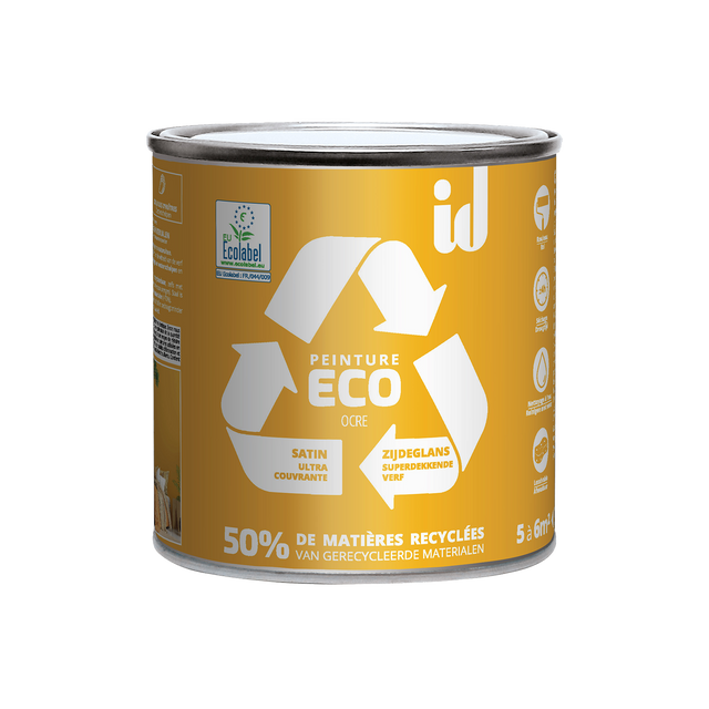 ECO ID Peinture ECO Peinture ocre Satiné 0,5 L