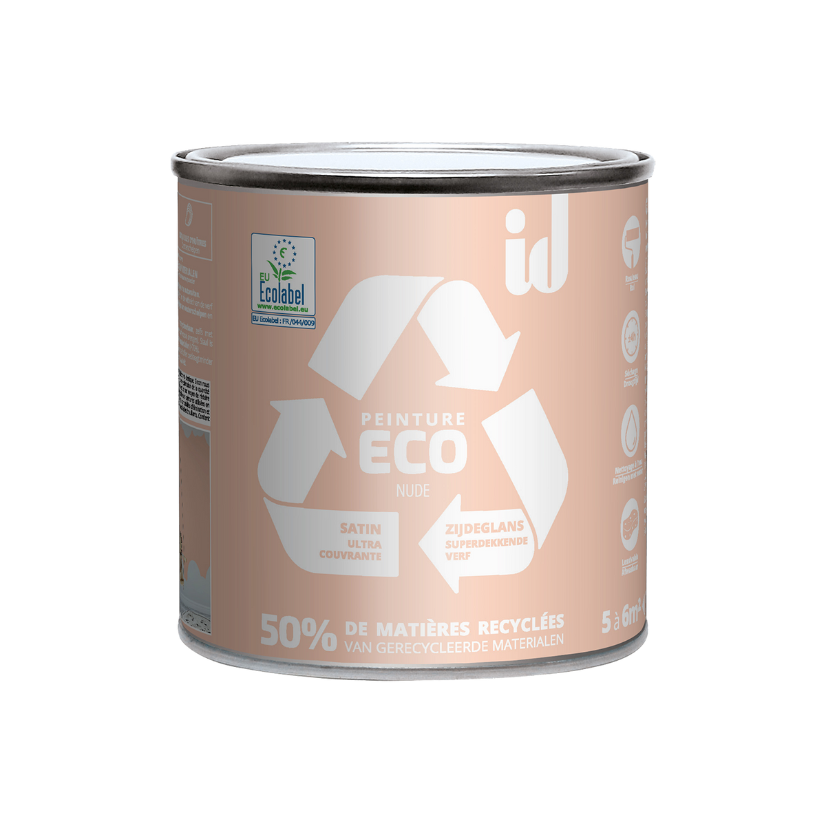 ECO ID Peinture Eco Nude Satiné 0,5L