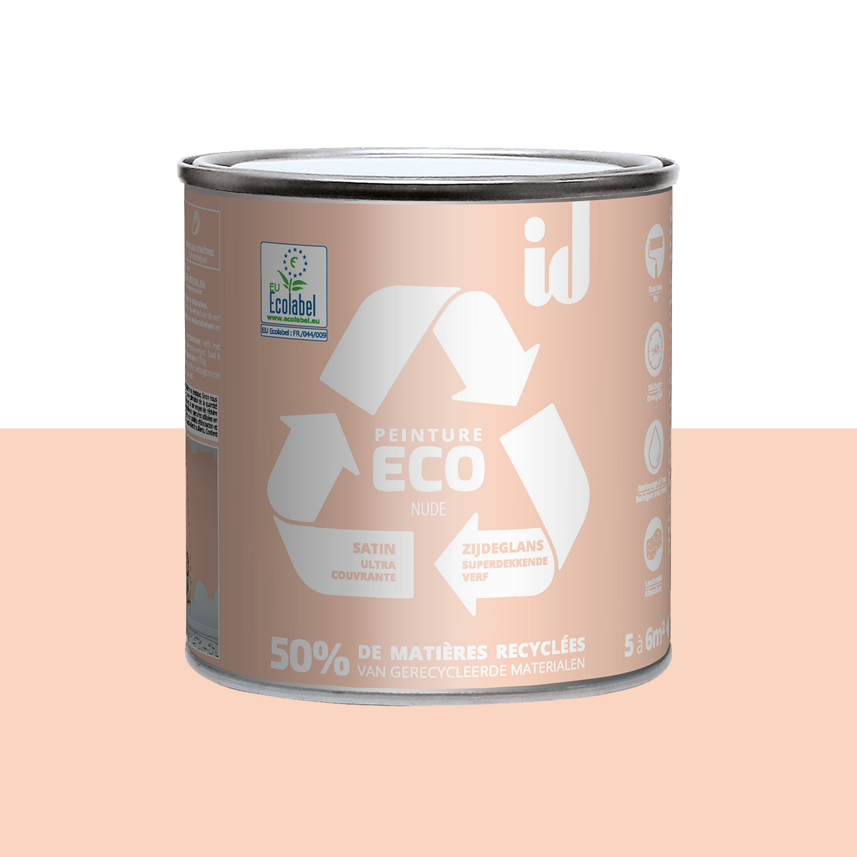 ECO ID Peinture Eco Nude Satiné 0,5L