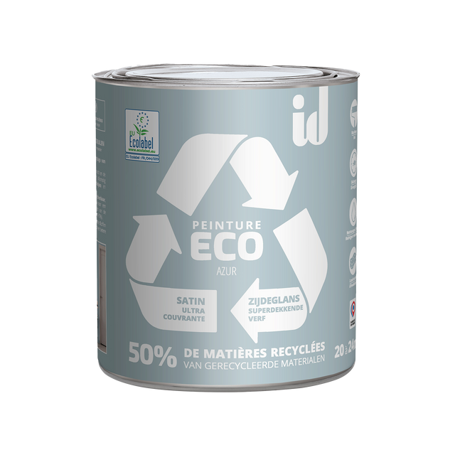 ECO ID Peinture ECO Peinture azur Satiné 2 L