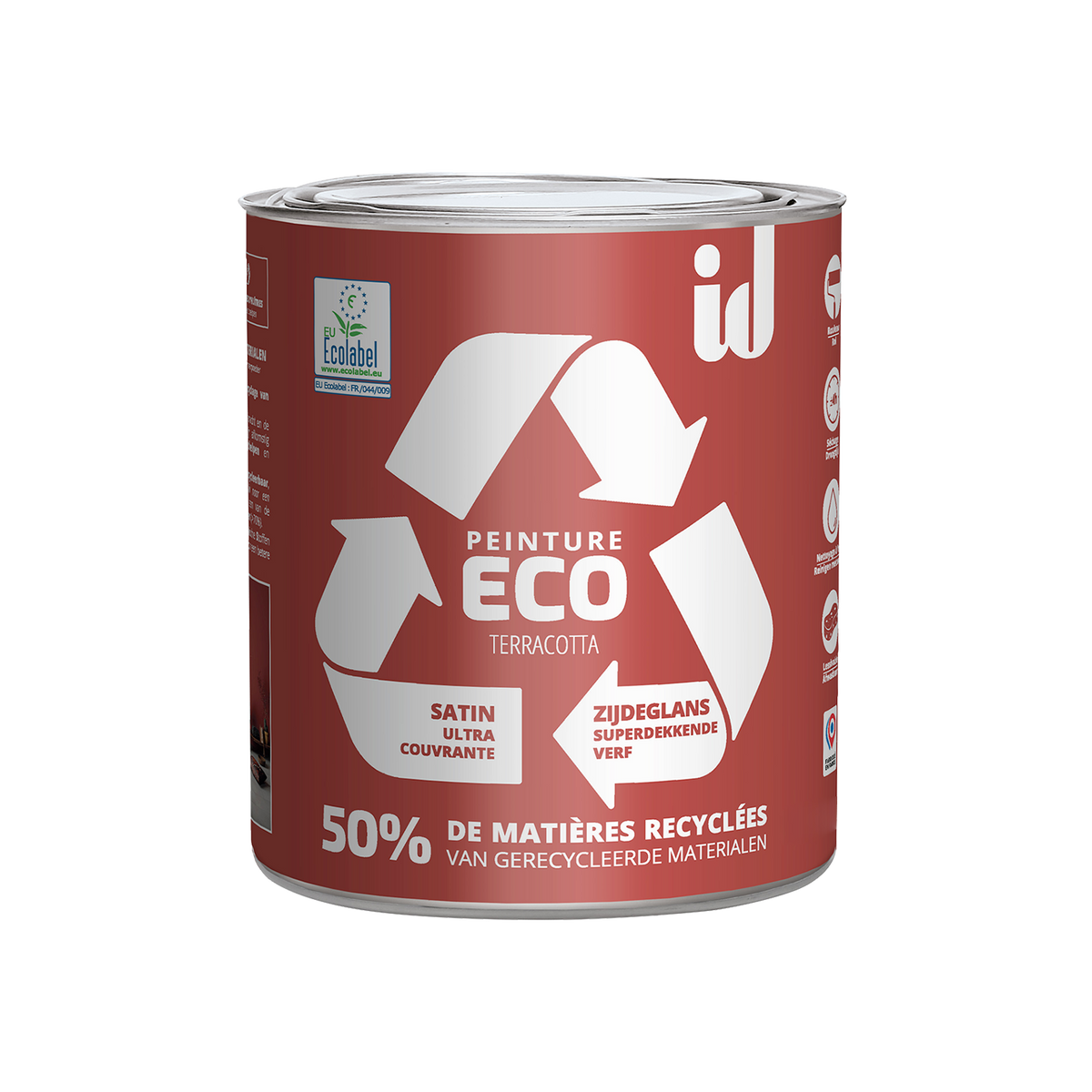 ECO ID Peinture Eco Terracotta Satiné 0,5L