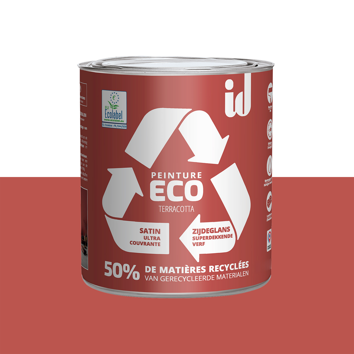 ECO ID Peinture Eco Terracotta Satiné 0,5L