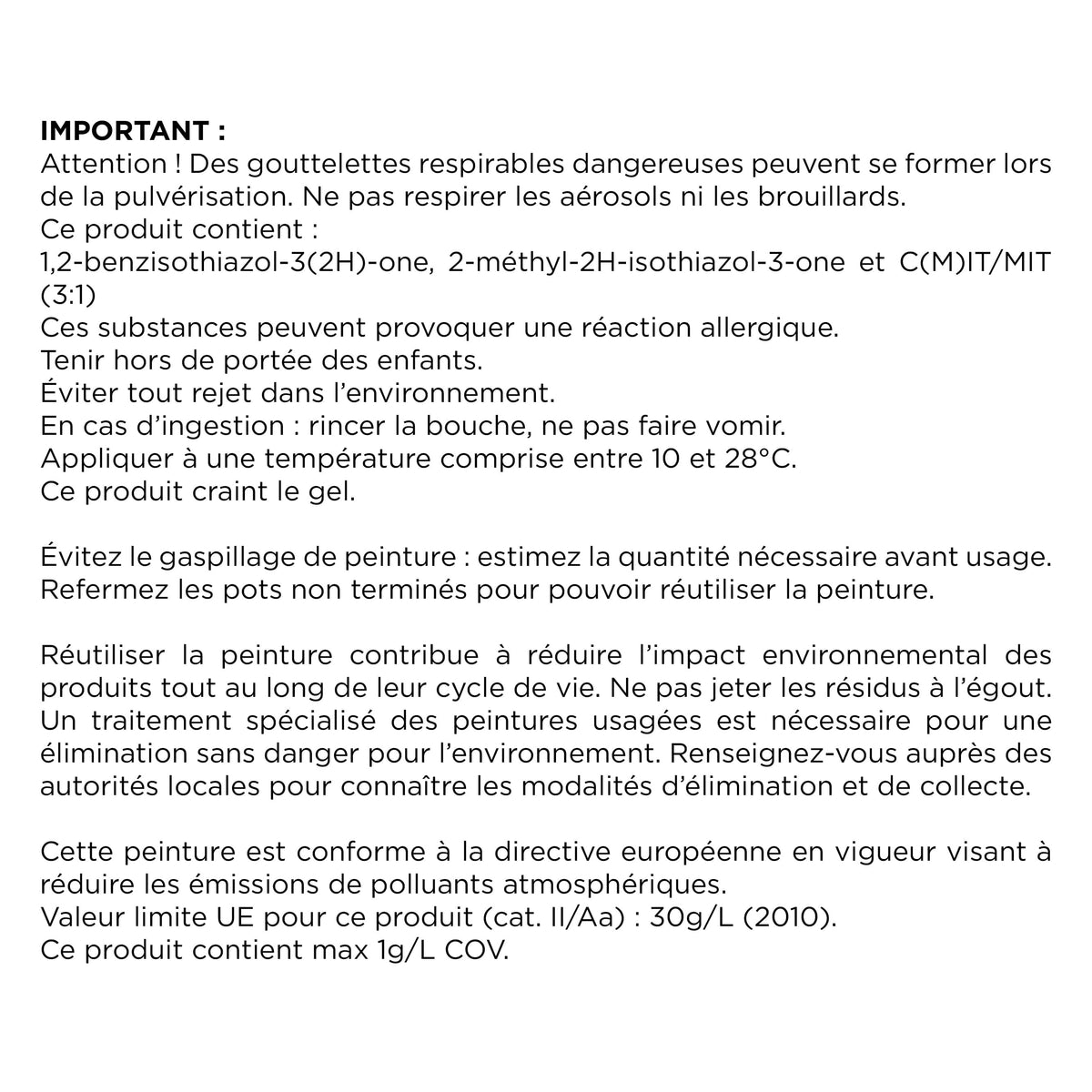 ECO ID Peinture Eco Sauge Satiné 0,5L