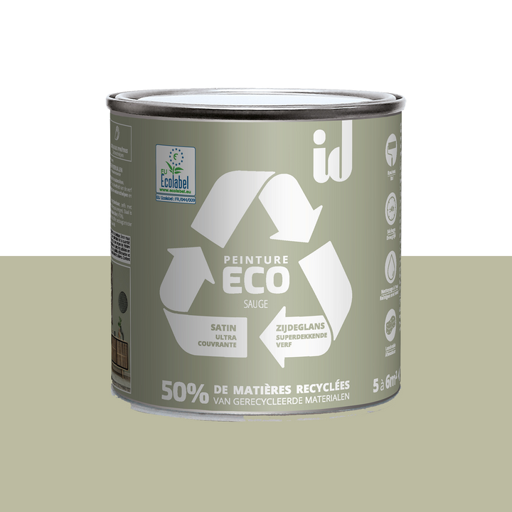 ECO ID Peinture Eco Sauge Satiné 0,5L
