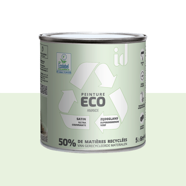ECO ID Peinture ECO Peinture amande Satiné 0,5 L