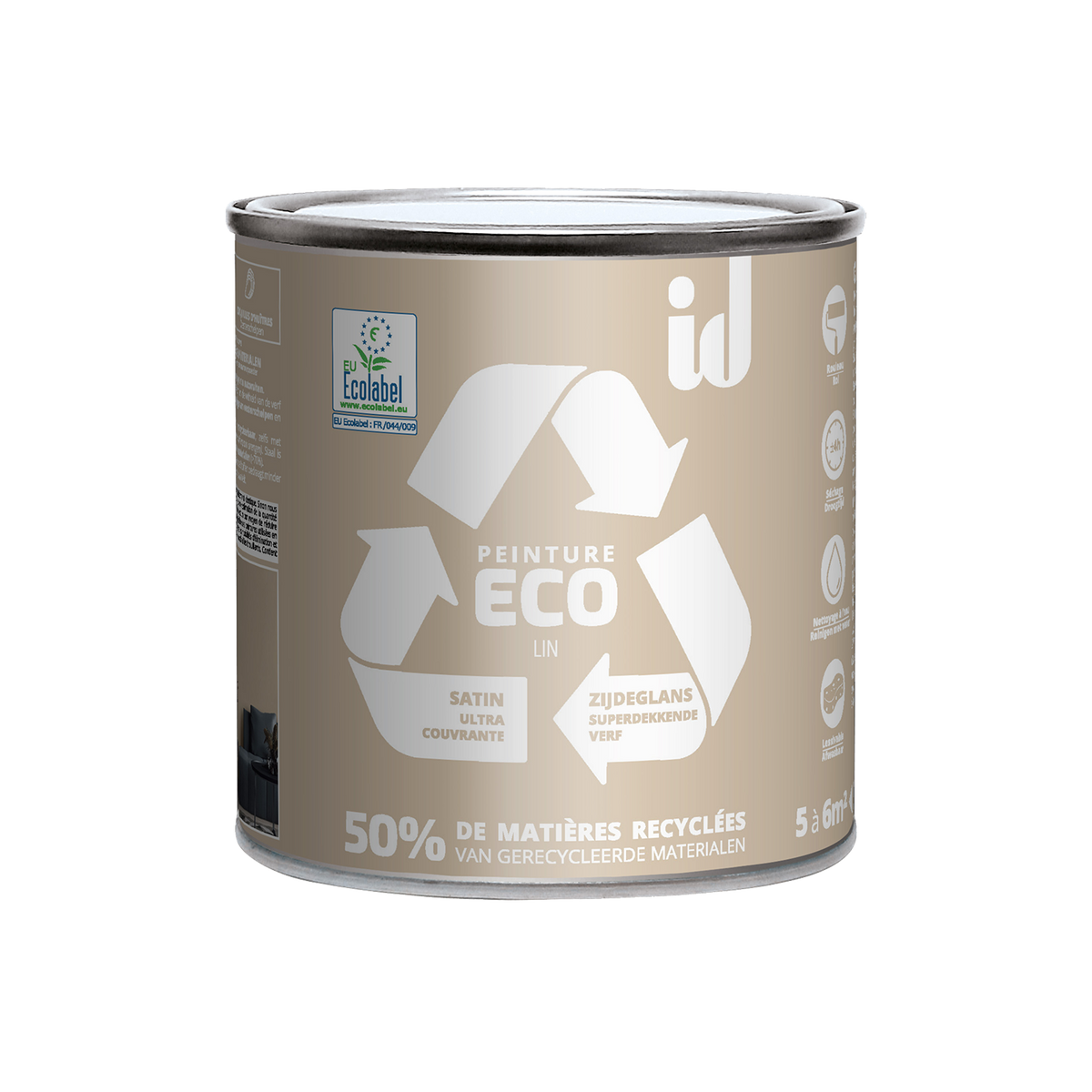 ECO ID Peinture Eco Lin Satiné 0,5L