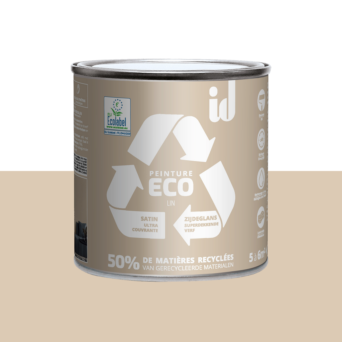 ECO ID Peinture Eco Lin Satiné 0,5L