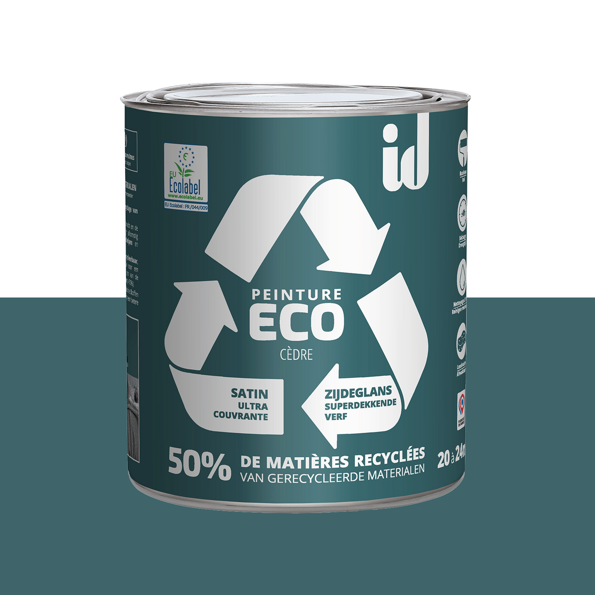 ECO ID Peinture Eco Cèdre Satiné 2L