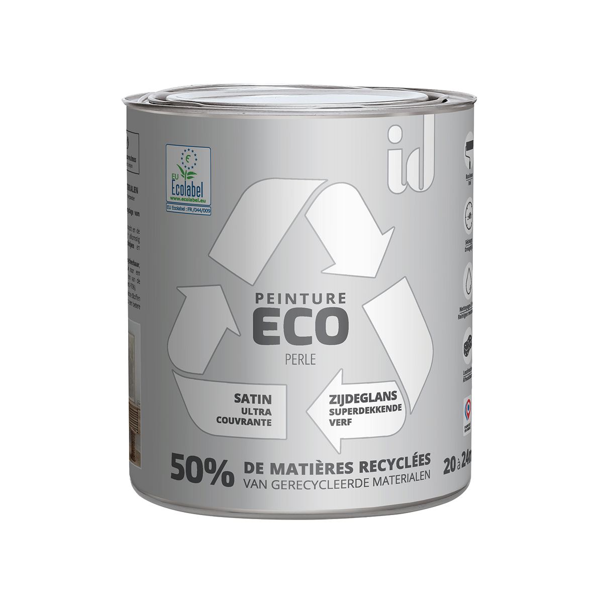 ECO ID Peinture Eco Perle Satiné 2L