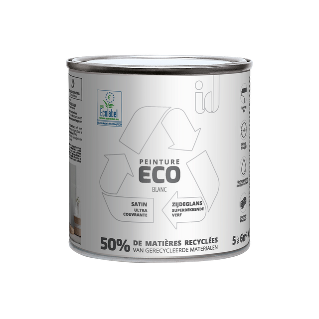 ECO ID Peinture ECO Peinture blanc Satiné 0,5 L