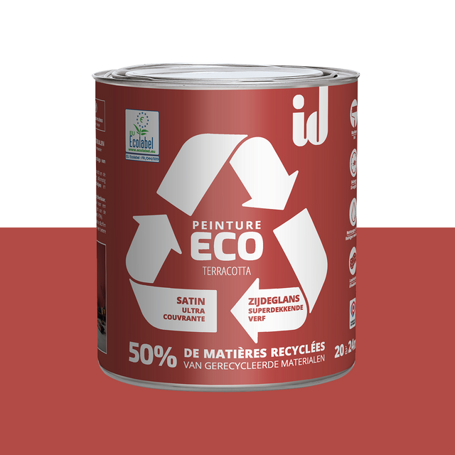ECO ID Peinture ECO Peinture terracotta Satiné 2 L