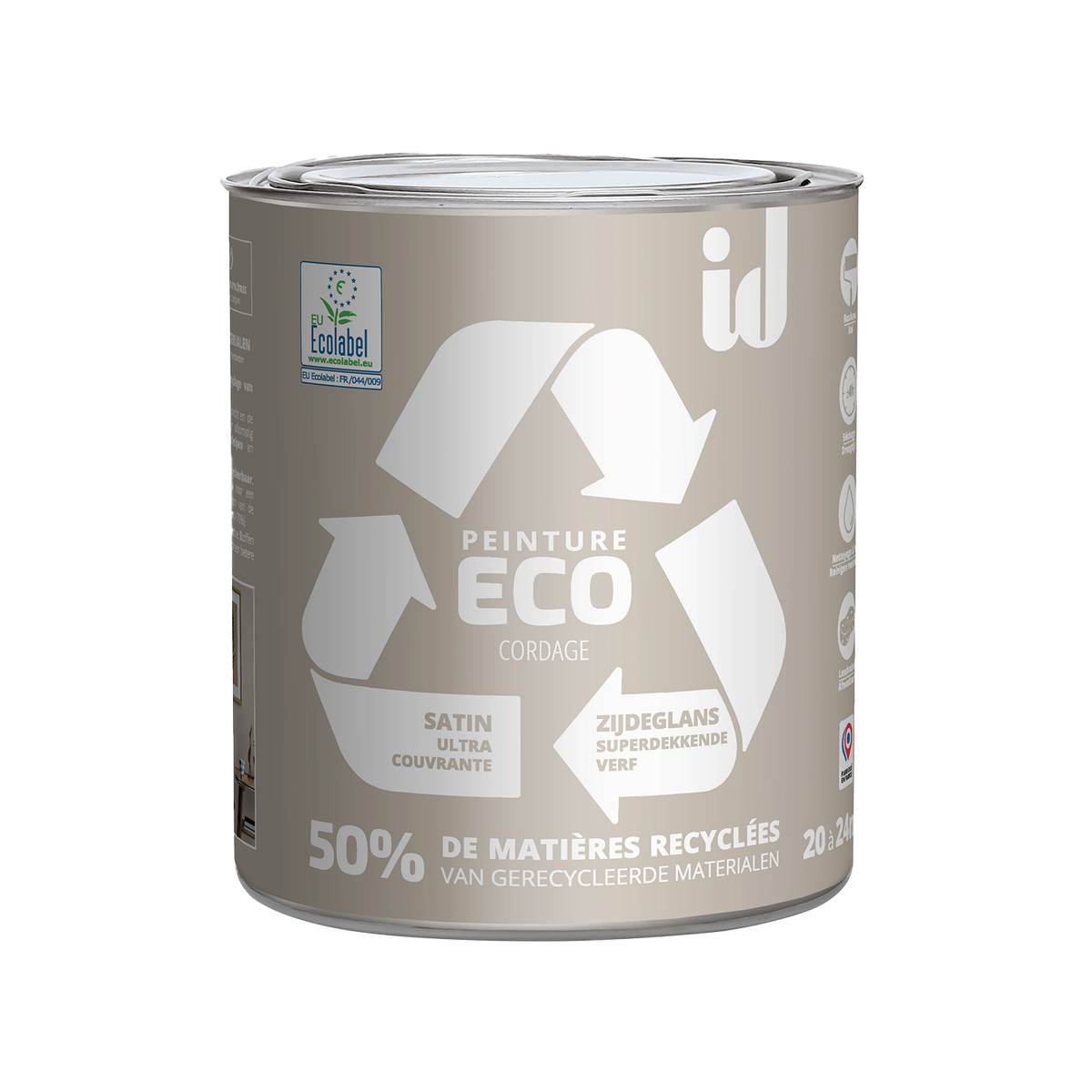 ECO ID Peinture Eco Cordage Satiné 2L