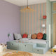 4MURS Papier peint intissé Color stripe Multicolore