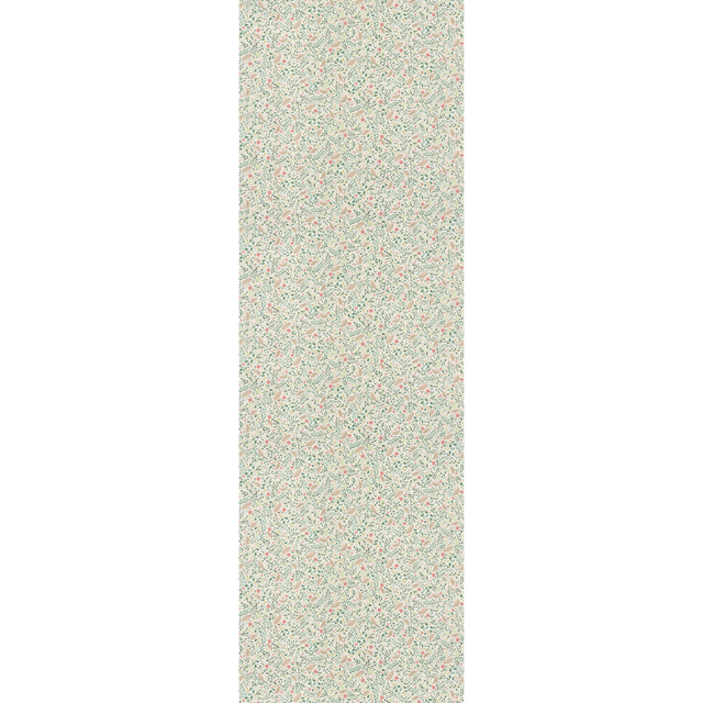 Papier peint intissé NAOMI coloris vert et rose