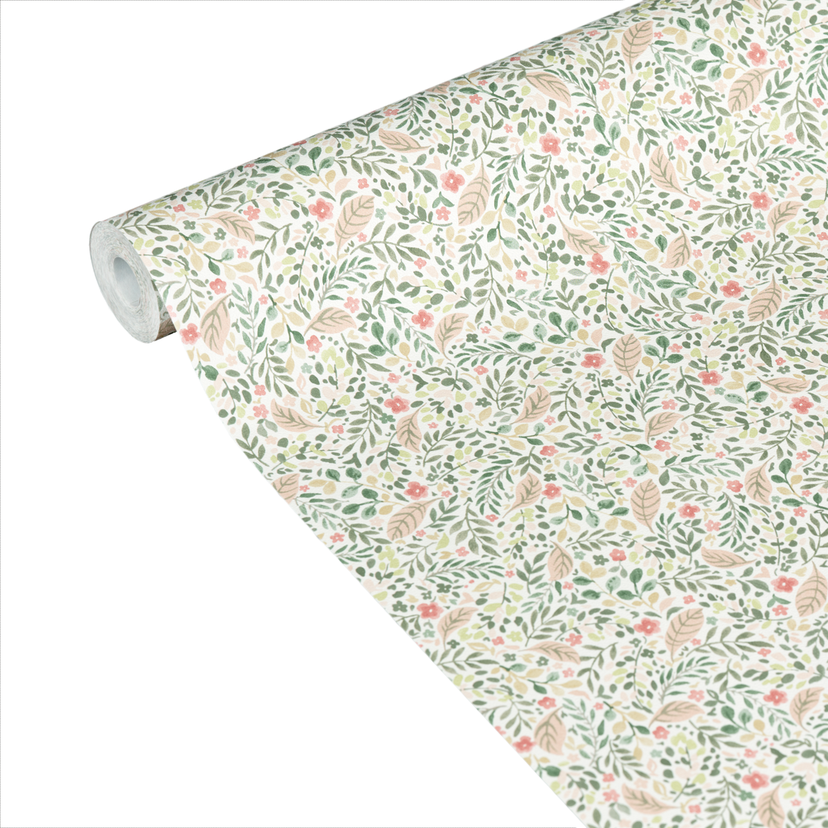 Papier peint intissé Naomi Vert et rose