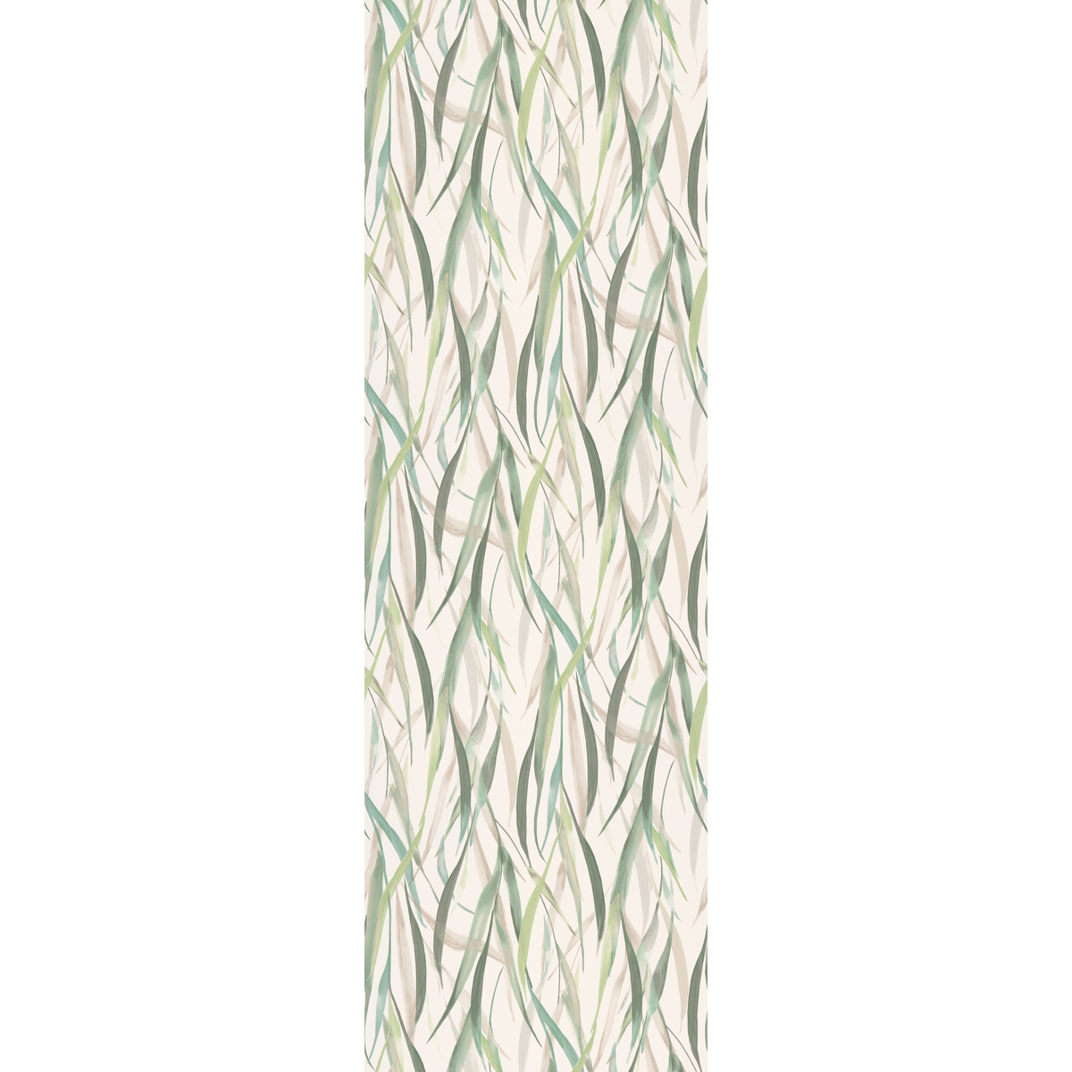 Papier peint intissé Velia Vert et taupe