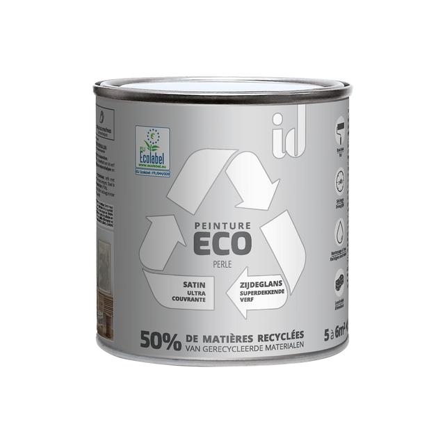 ECO ID Peinture ECO Peinture gris perle Satiné 0,5 L