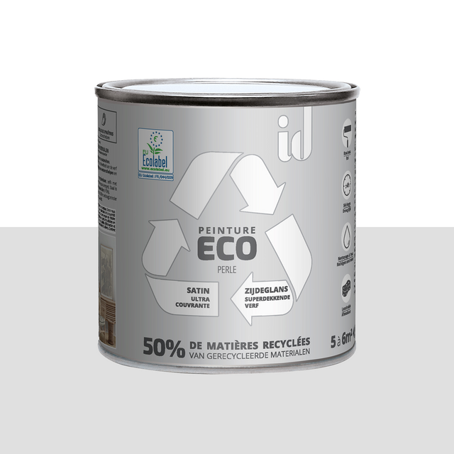 ECO ID Peinture ECO Peinture gris perle Satiné 0,5 L