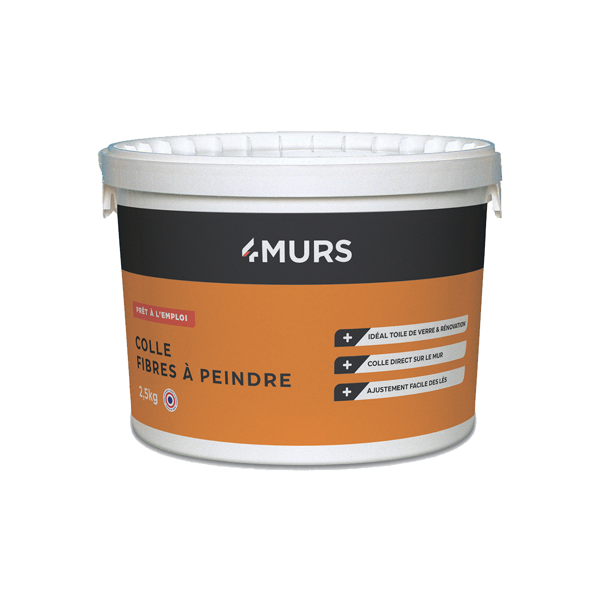 4MURS Colle fibre à peindre 4murs 2,5Kg