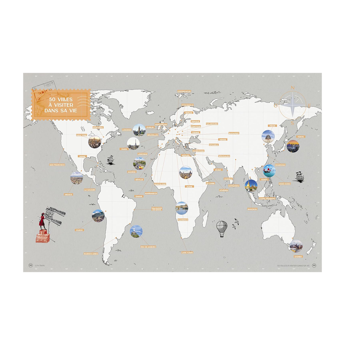 HACHETTE PRATIQUE Livre voyage et nature Voyages Blanc