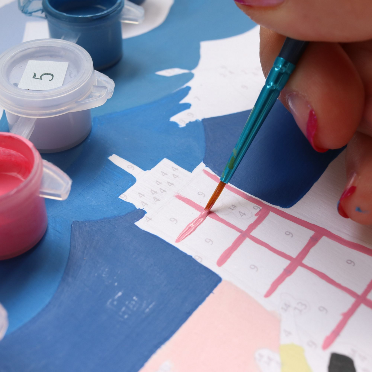 LA PETITE ÉPICERIE Peinture par numéros Multi sports Multicolore