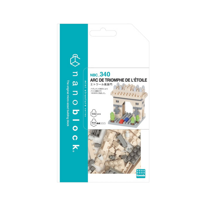 NANOBLOCK Jeu de construction Arc de triomphe Blanc