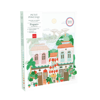 LA PETITE ÉPICERIE Peinture par numéros Singapore Multicolore