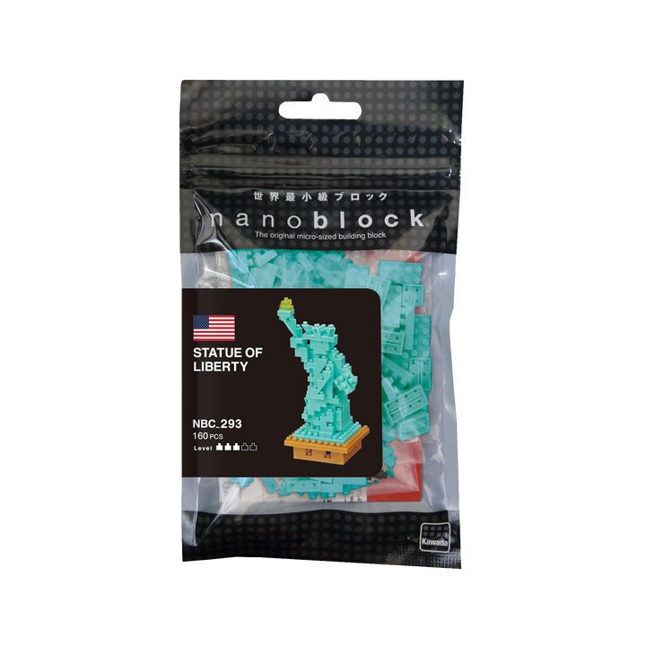 NANOBLOCK Jeu de construction Statue de la liberté Bleu