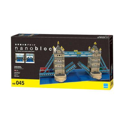 NANOBLOCK Jeu de construction Tower bridge deluxe Bleu