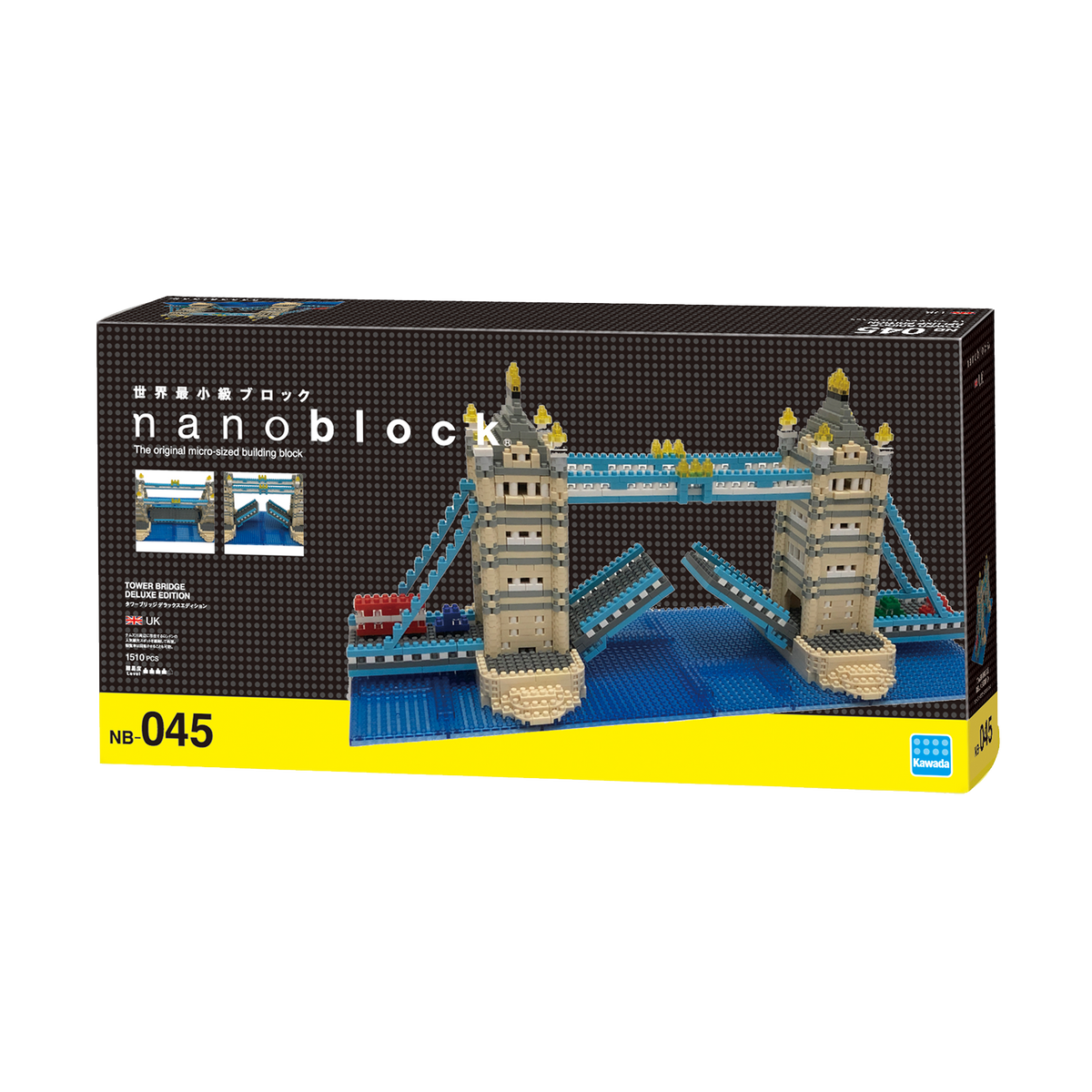 NANOBLOCK Jeu de construction Tower bridge deluxe Bleu