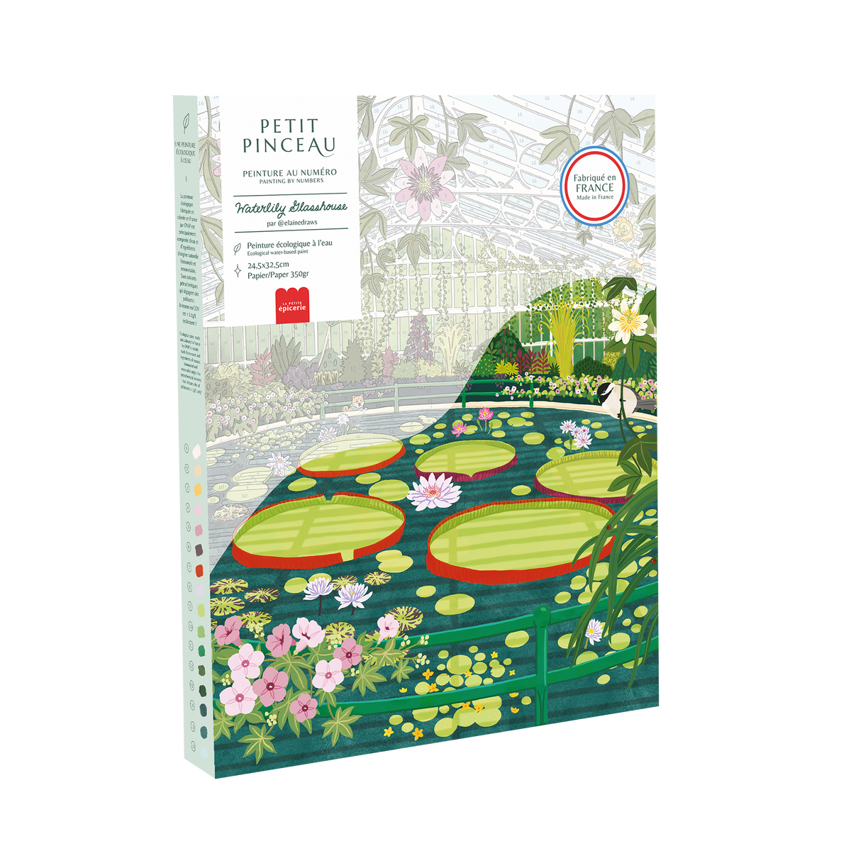 LA PETITE ÉPICERIE Peinture par numéros Waterlily Multicolore