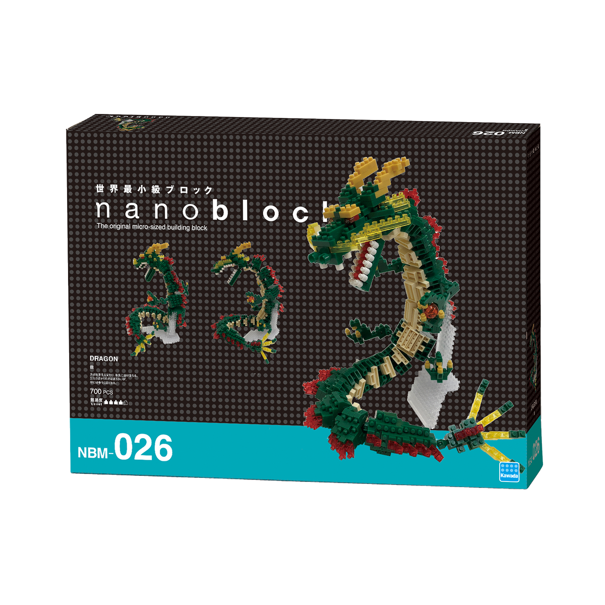 NANOBLOCK Jeu de construction Dragon deluxe Vert