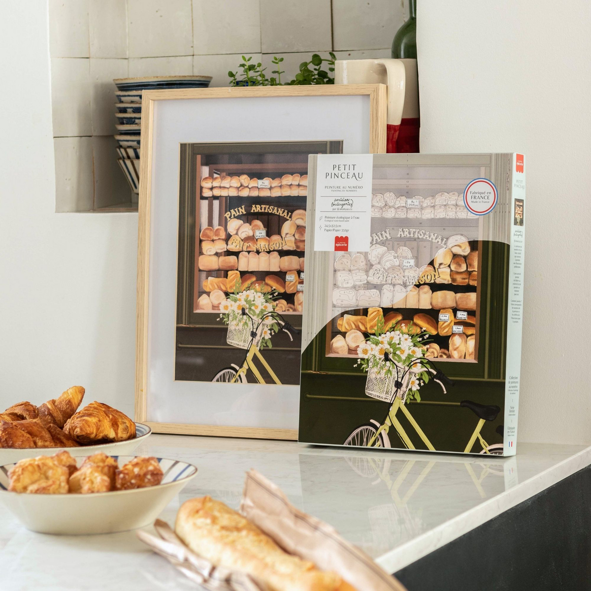 LA PETITE ÉPICERIE Peinture par numéros La boulangerie Multicolore