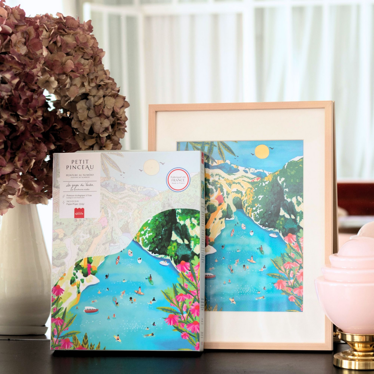 LA PETITE ÉPICERIE Peinture par numéros Gorges du verdon Multicolore