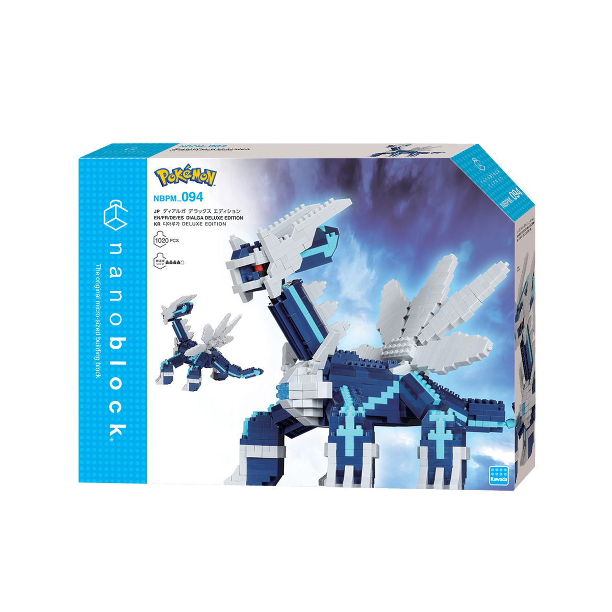 NANOBLOCK Jeu de construction Dialga deluxe Bleu