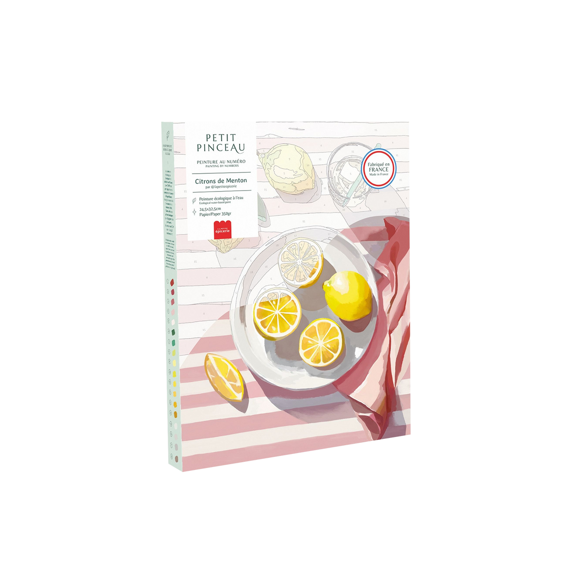 LA PETITE ÉPICERIE Peinture par numéros Citrons de menton Multicolore