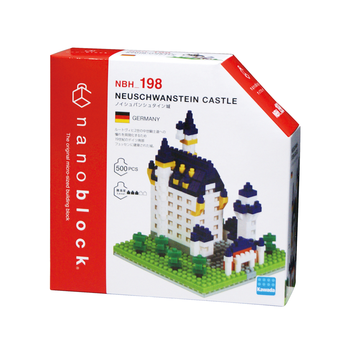 NANOBLOCK Jeu de construction Chateau de neuschwanstein Blanc