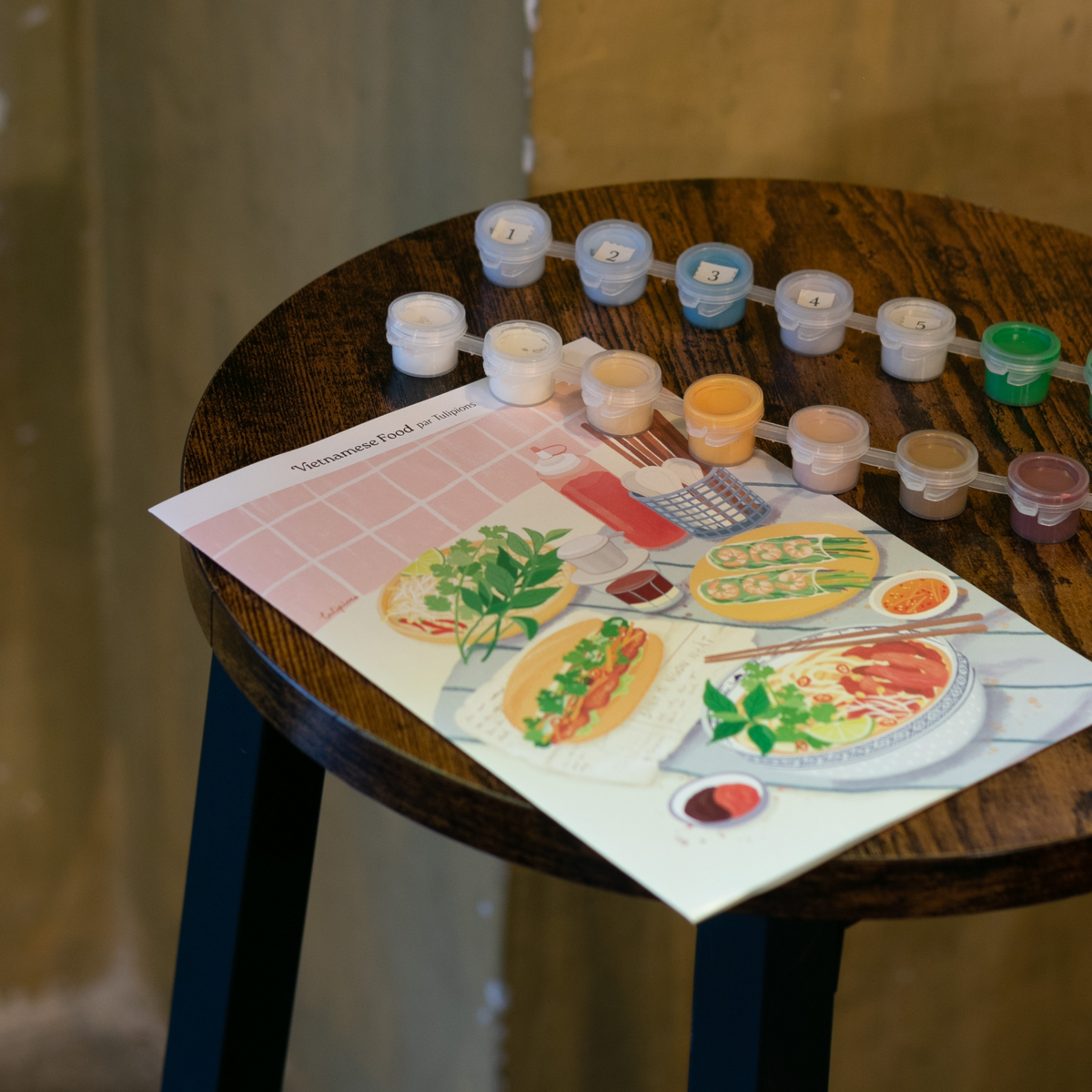 LA PETITE ÉPICERIE Peinture par numéros Vietnamese food Multicolore