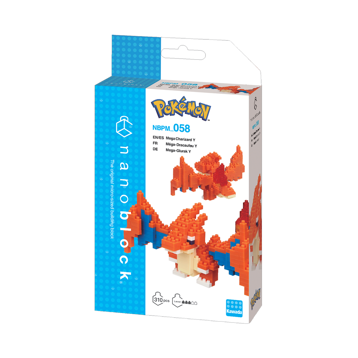 NANOBLOCK Jeu de construction Mega dracaufeu y Orange