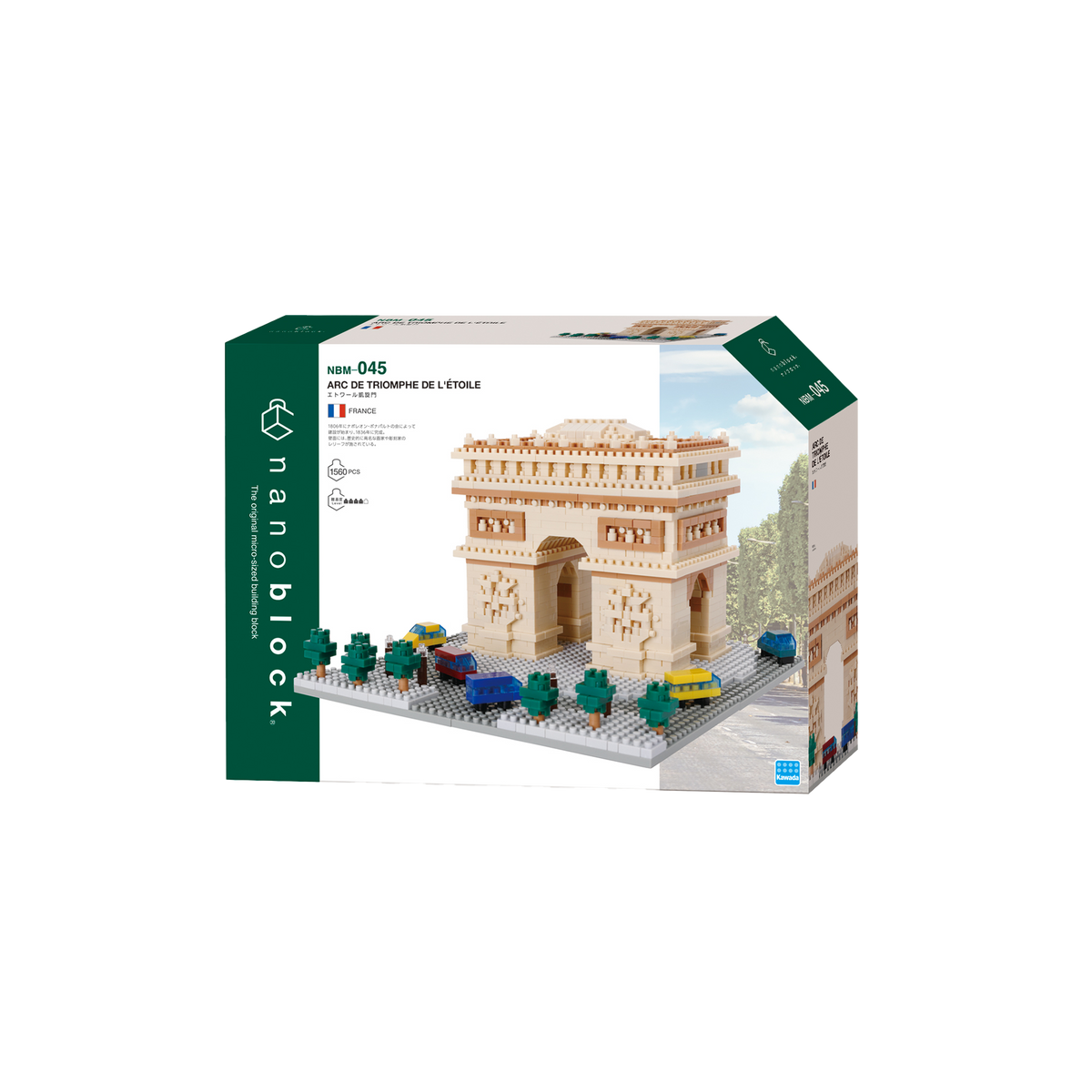 NANOBLOCK Jeu de construction Arc de triomphe Beige