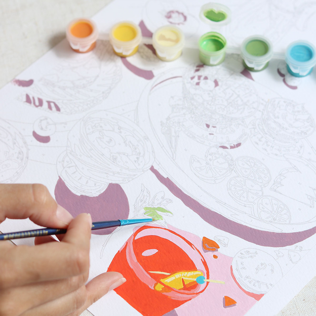 La Petite Epicerie Peinture par numéros SUMMER DREAMS