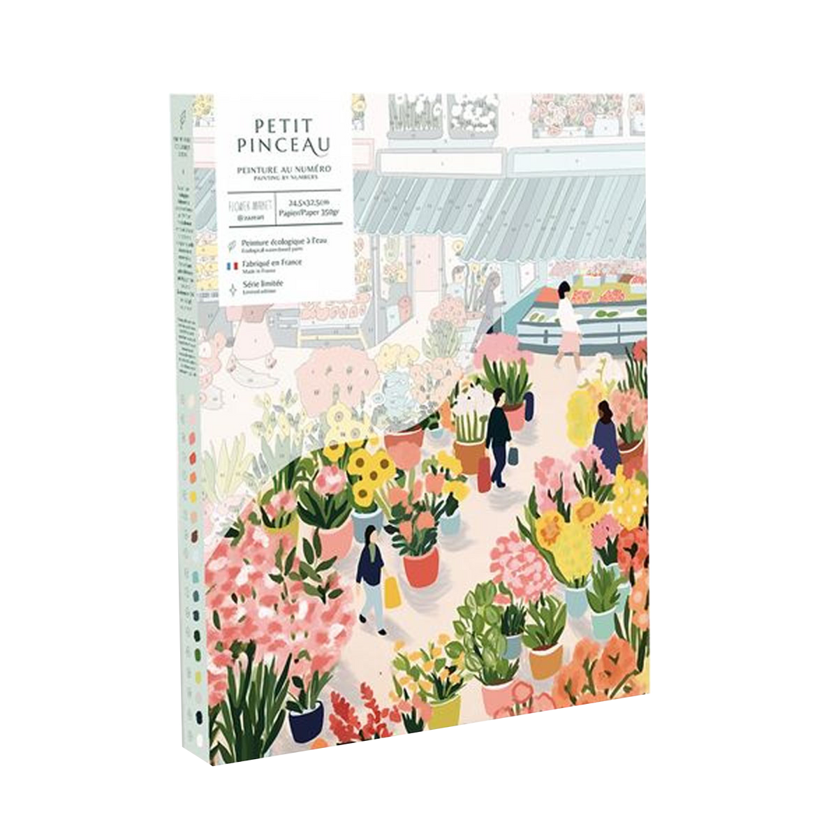 LA PETITE ÉPICERIE Peinture par numéros Flower market Multicolore