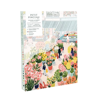 LA PETITE ÉPICERIE Peinture par numéros Flower market Multicolore