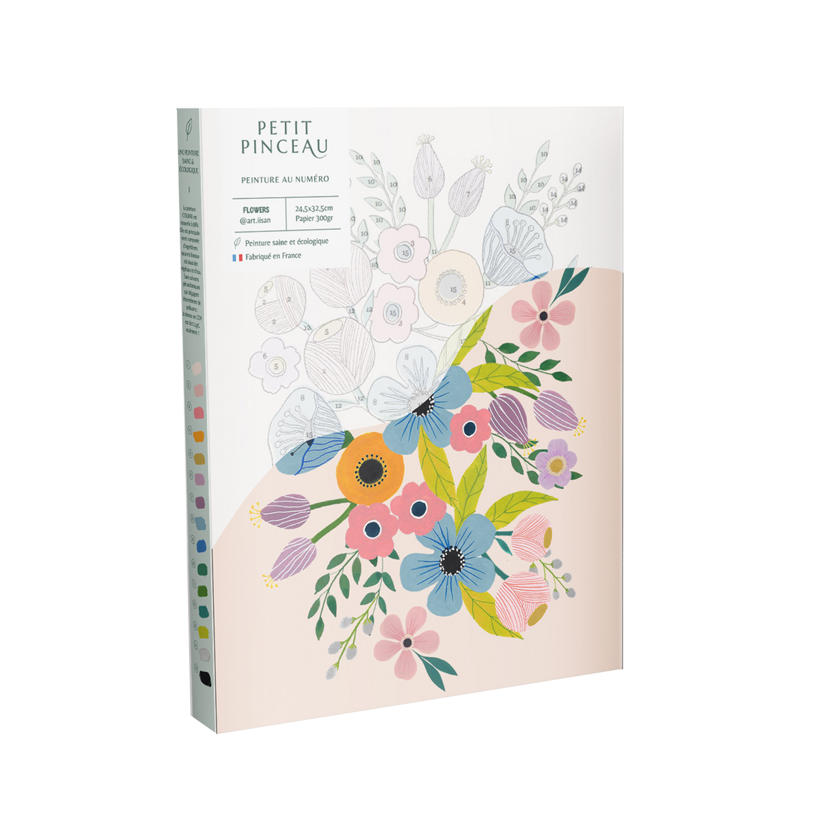 LA PETITE ÉPICERIE Peinture par numéros Flowers Multicolore