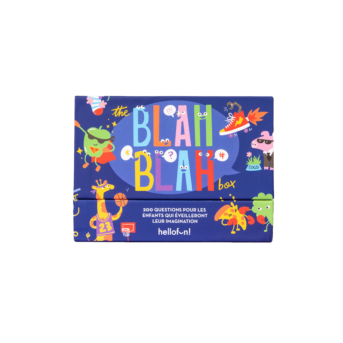 HELLOFUN Jeu d'éveil Blah blah Bleu